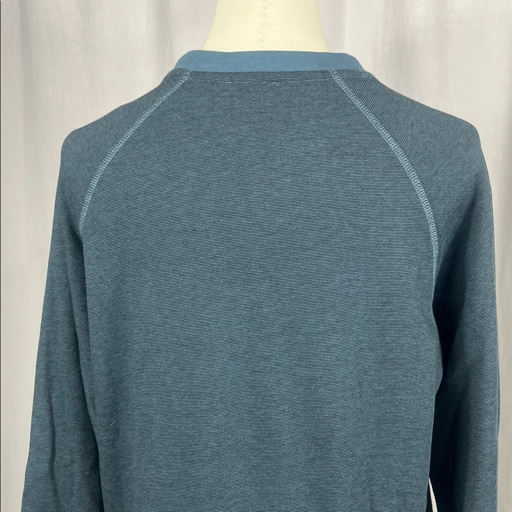 BENSON‎ Whistler French Terry Crewneck in Sapphire Blue.